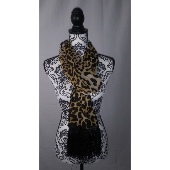 Chico's Accessories - Chicos leopard print scrarve
